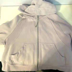 Lululemon Scuba Oversized Full Zip Hoodie Lavender Size M/L
